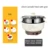 Non sticky liner can be fried small khaki 20cm steaming rack