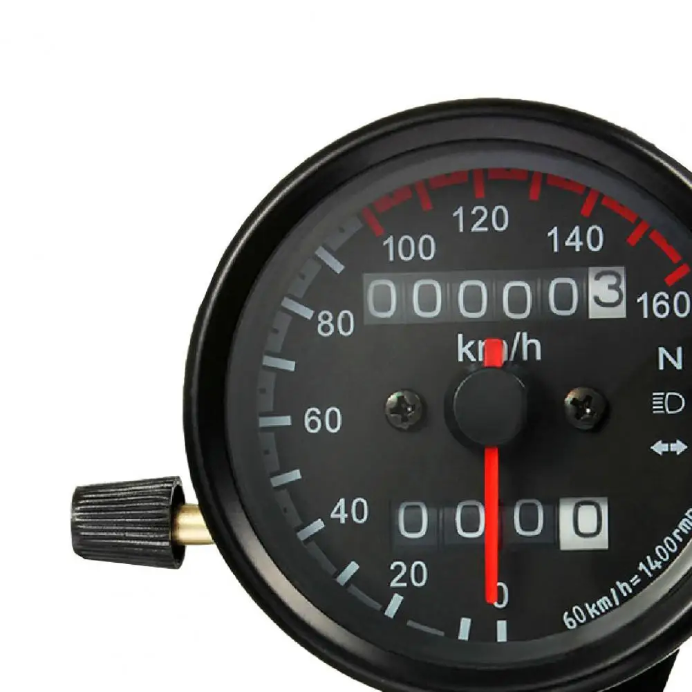 Скорость ometer округлые 12V двойной счетчик мотоцикла одометр спидометр для детей
