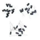 Электролитические конденсаторы Ассорти 24 видов 0,1 мкФ-1000 мкФ Ассортимент Box комплект 500 шт. для ТВ Радио Стерео 10V 16V, алюминиевая крышка, 25В с алюминиевой крышкой, 50В