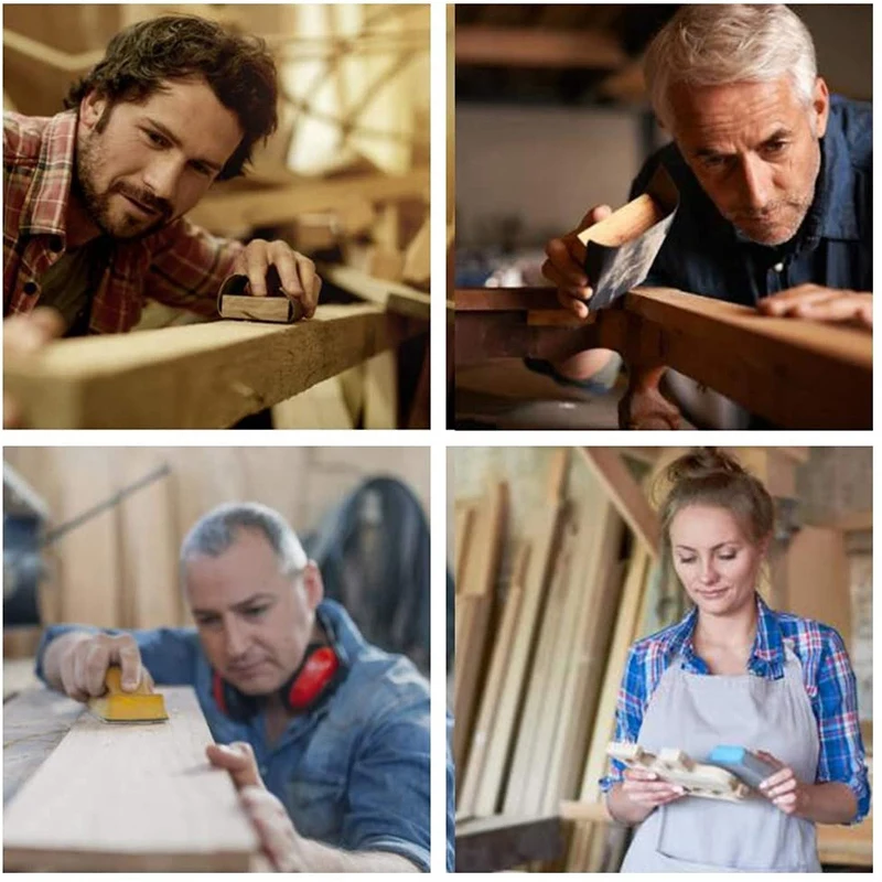 45PCS Наждачная бумага 9 х 3,6 дюйма влажно-сухая водонепроницаемая наждачная бумага 120-5000 различной зернистости для обработки металла.