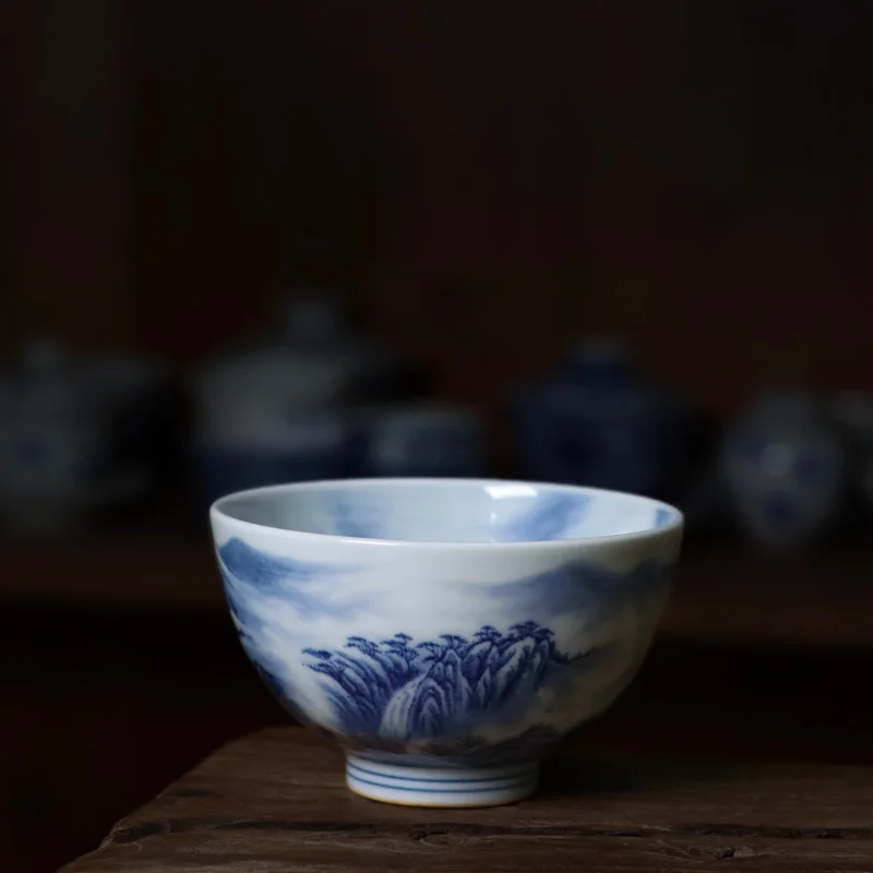 JingLin escondido volando el paisaje completo, pasi&oacute;n art&iacute;stica, taza del coraz&oacute;n, 130 cc-1