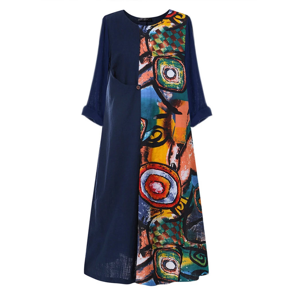 Женское свободное платье со страусом FREE осенне-зимние пляжные платья средней