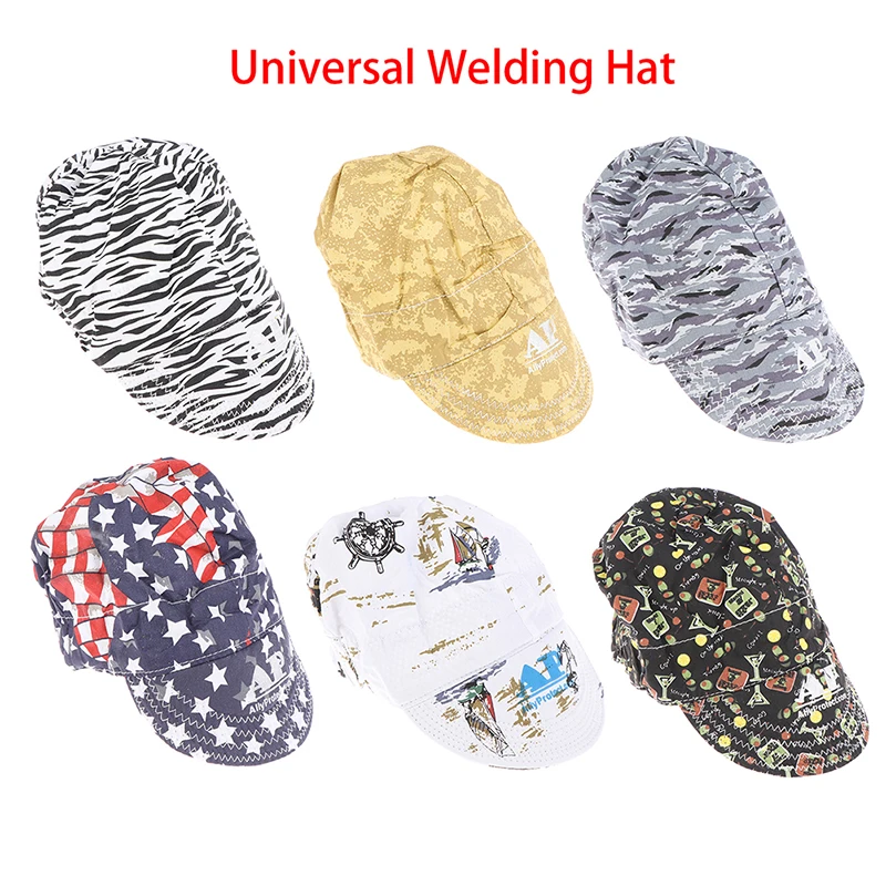 

1Pc Elastic Welding Hat Sweat Absorption Welders Welding Protective Hat Cap Flame Resistant Head Full Protection Hoods Hot