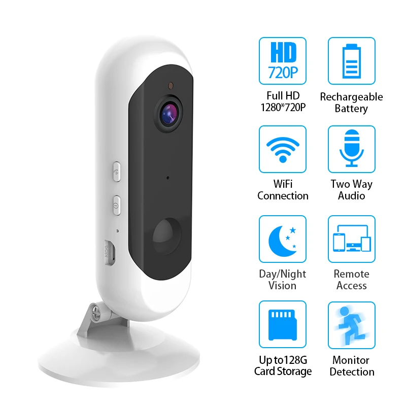 Wi Fi IP камера батарея безопасности низкая мощность 1080P HD беспроводная домашняя