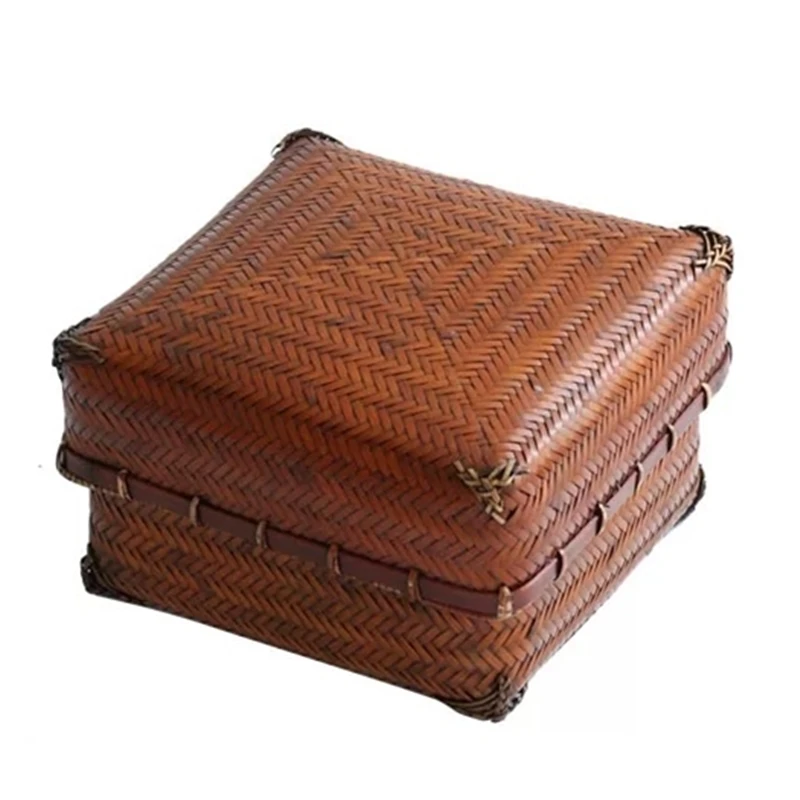 Коробка для хранения чайного сервиза ручной работы основной цвет Экологичная