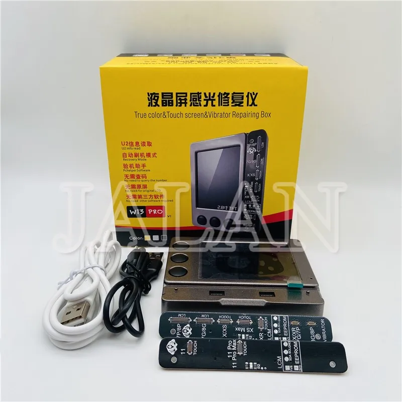 W13 pro для iP 11 pro max 7 8 x xs max xr, ЖК-светильник, программатор восстановления, датчик, истинный цвет, сенсорный экран, инструмент для ремонта вибратора