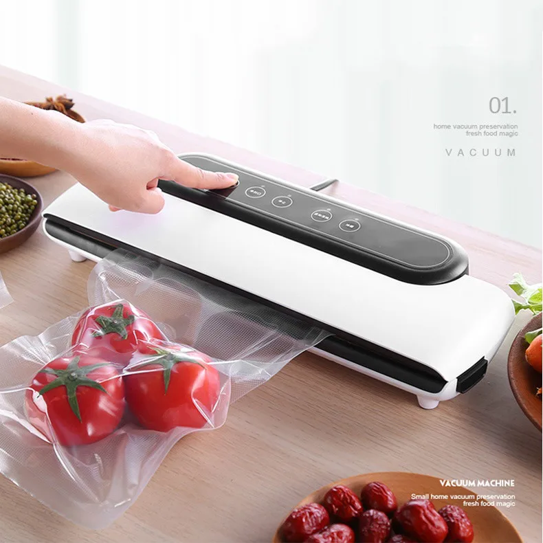 

Food vacuum preservation machine meat household vacuum packaging machine plastic bag automatic plastic sealing machine