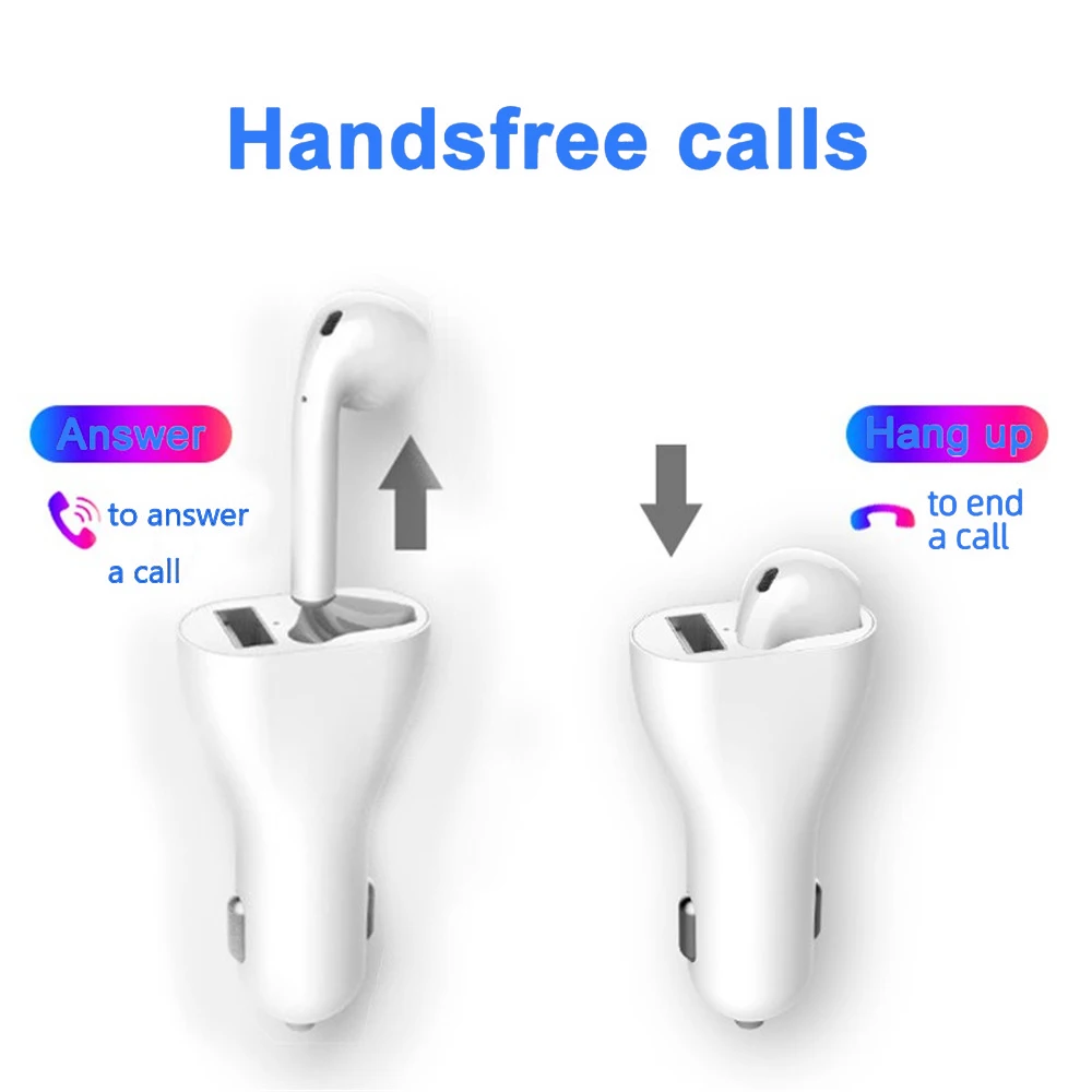 Прикуриватель для USB автомобиля Bluetooth зарядное устройство Ремень гарнитура