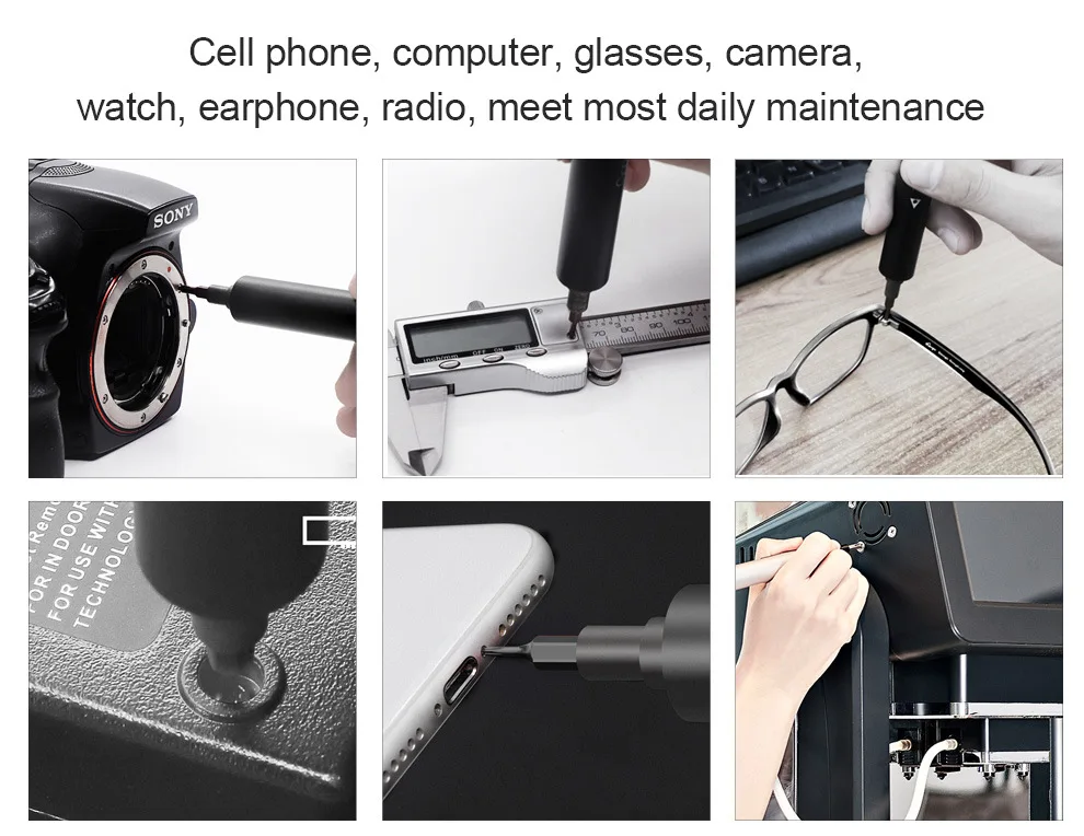 5pcslot precision mini portable cordless electric screwdriver aaa battery powered screwdriver for mobile phone laptop free global shipping