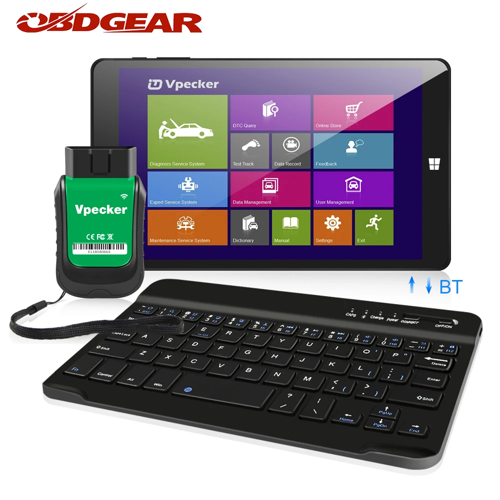 Новейший Vpecker Easydiag E1 OBD2 Wifi OBD 2 сканер с планшетом Vpecker ODB2 полная система автоматический диагностический инструмент сканер