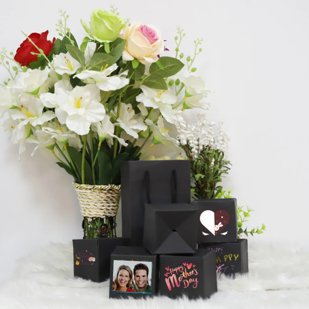 Удивительный взрыв пара прекрасная коробка любовь память Diy Фотоальбом юбилей