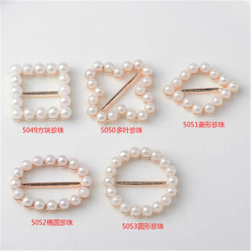 Новые полигональные аксессуары для волос Различные жемчужные ленты пряжки шарфы