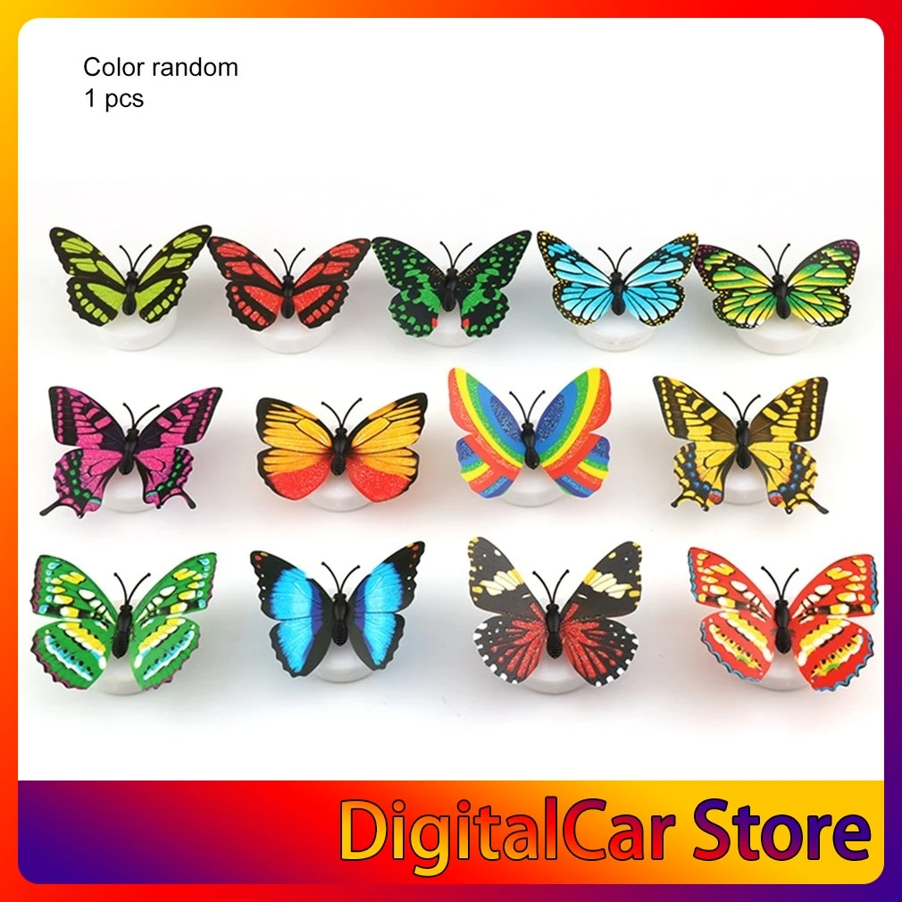 

Креативные милые 3D бабочки СВЕТОДИОДНЫЙ светильник Цвет изменение ночной Светильник для дома Комнаты Настенный декор для Спальня Гостиная