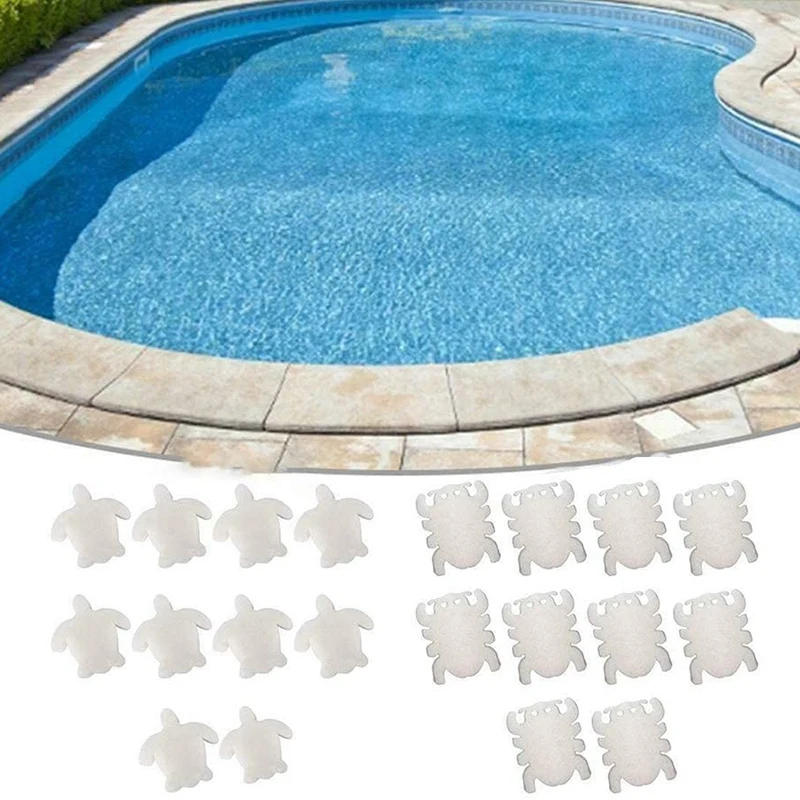 

20PCS Oil Absorbing Sponge Swimming Pool Hot Tub Spa Absorb Sludge Dirt Scum, (10 Spider + 10 Tortoise)
