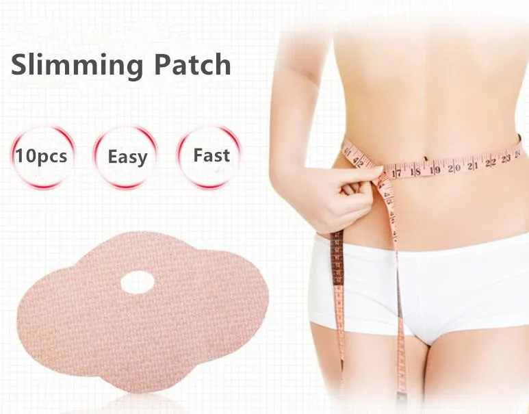 10 шт./лот Горячая Чудо-пластырь для лечения живота пластырь похудения быстро