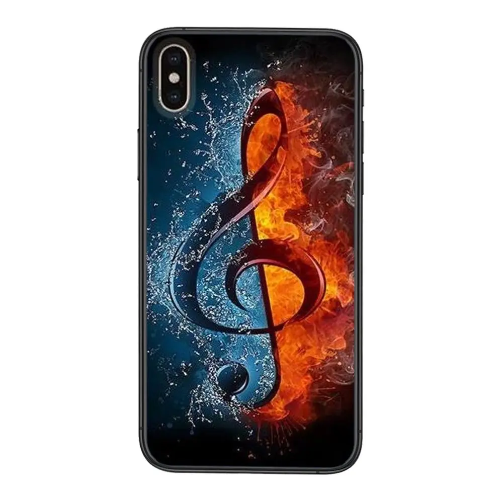 Мягкий чехол для телефона из ТПУ с музыкальной гитарой Dj Xiaomi Redmi 9 8 7 K40 9A 9C Pro Plus Nfc K30
