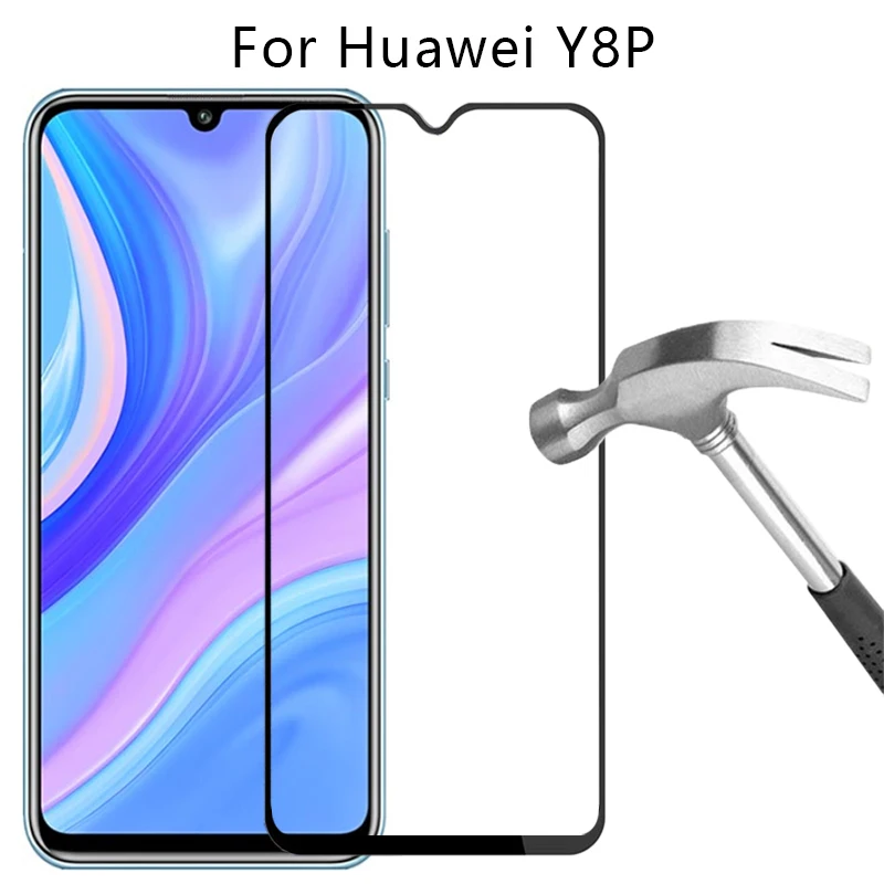 

protective glass for huawei y8p screen protector tempered glas on huaweiy8p y 8p y8 p 2020 safety film huwei hawei huawey huawi