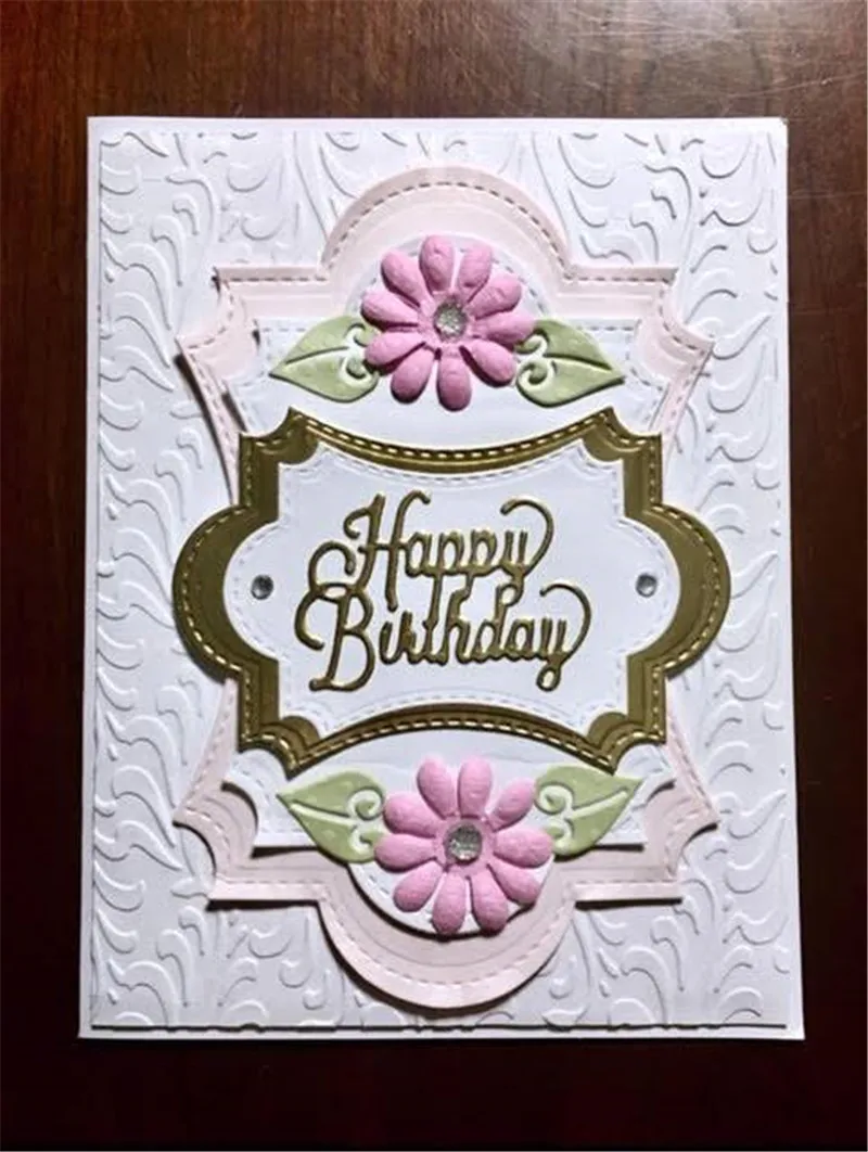 Eastshape пустотелая рамка фоновые штампы металлические для сделай сам Скрапбукинг