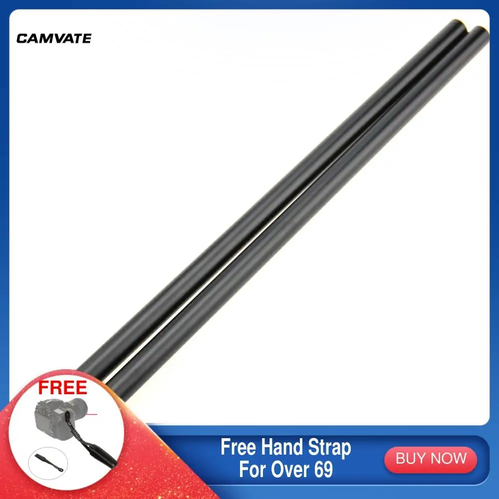 CAMVATE 2 шт. алюминиевый сплав 15 мм M12 стержень (длина 45 см) для DSLR Плечевой Риг/камера