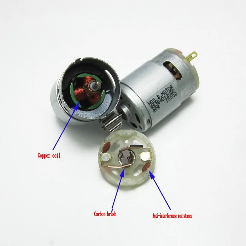 1 шт. DC12V 15000 об/мин RS380 карбоновый щеточный мотор с редуктором для радиоуправляемой модели игрушечного автомобиля лодки
