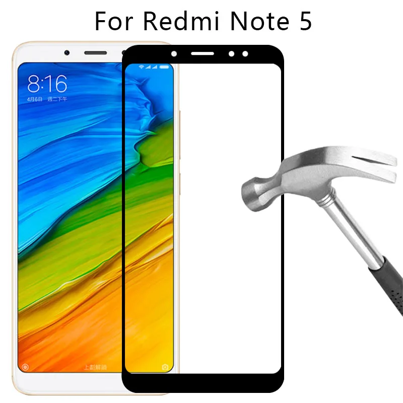 

protective glass on redmi note 5 screen protector tempered glas for xiaomi ksiomi readmi not 5 note5 not5 global film xiomi remi