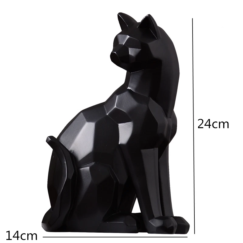 Скандинавские смолы оригами форма кошка украшения Ремесла современный для