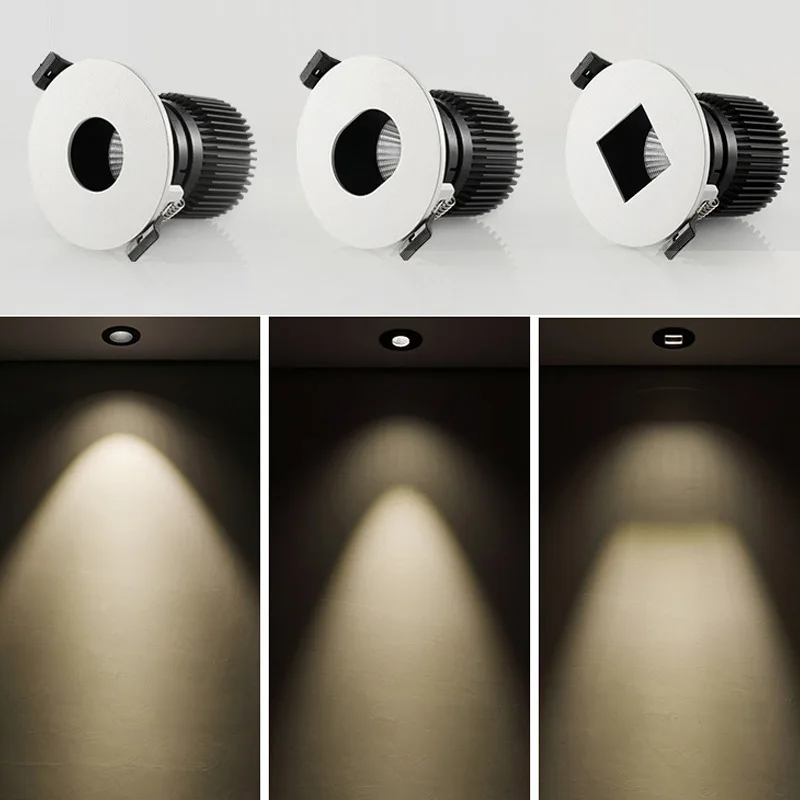 2 шт./лот 5 Вт 7 10 15 20 CREE COB Светодиодный настенный прожектор AC110-240V антибликовое
