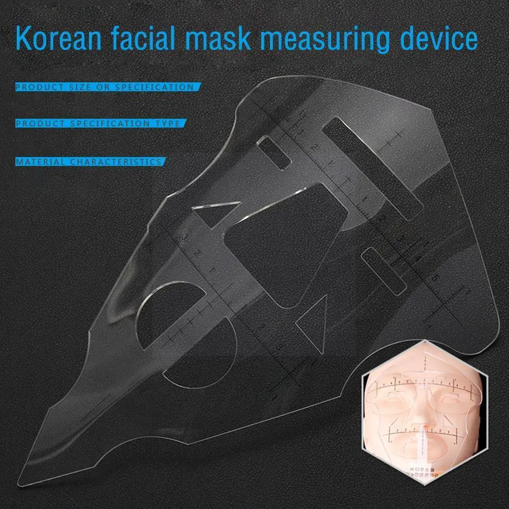 

High Quality Plastic Surgery Facial Features Design Shaper Face Mask Stencil Makeup Tools Ruler Measuring Eyebrow Lip Facia G5E5