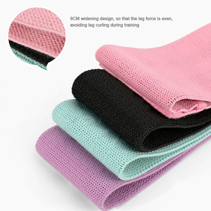 

3Pcs Fabric Resistance Bands Booty Yoga Fitness Gym Workout Elastic Bands Thigh Butt Leg Squat Hip Circle Loop Exercise F