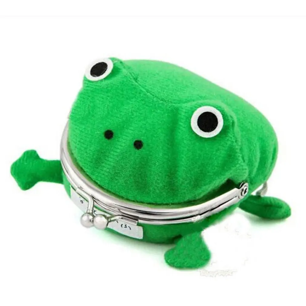 

1PCS Hot Selling Frog Wallet Anime Cartoon Wallet Coin Purse Manga Flannel Wallet Cute Purse Coin Holder