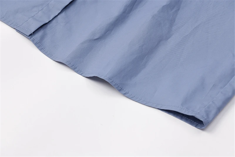 

Qeils Fashion Midi Dress With Belt Women Autumn Elegant Casual Loose Lapel Neck Solid Long Sleeve Ladies Work Plain Shirt Dress