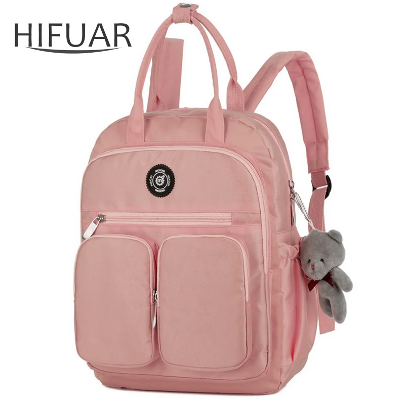 Большой Вместительный женский рюкзак водонепроницаемый нейлоновый дорожный для