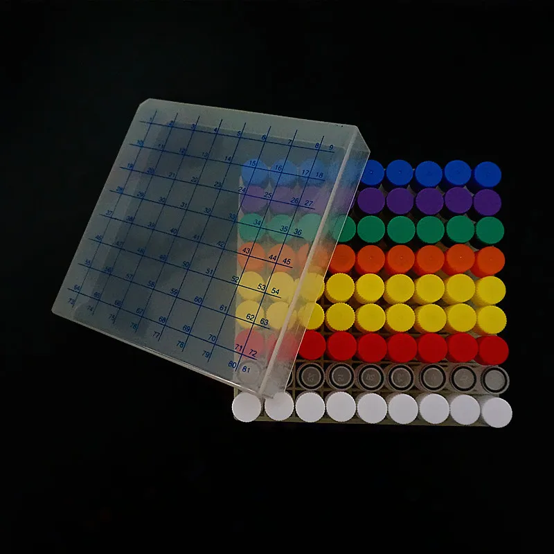 1 набор включает в себя одну штуку 81 решетчатый ящик для хранения цифровых кодов