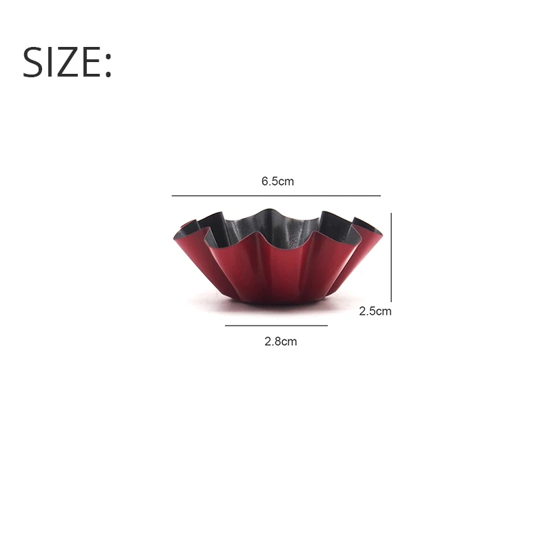 Антипригарная форма для пирогов 12 шт. из углеродистой стали|mold tart|tool tooltool diy |