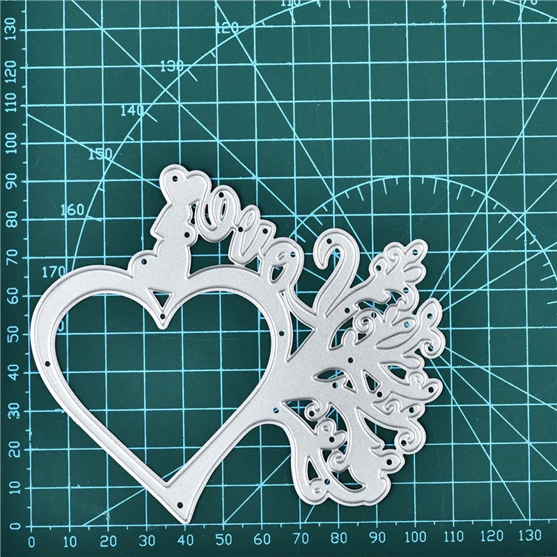 GJCrafts сердце дерево металлические режущие штампы новинка 2019 любовь ремесло