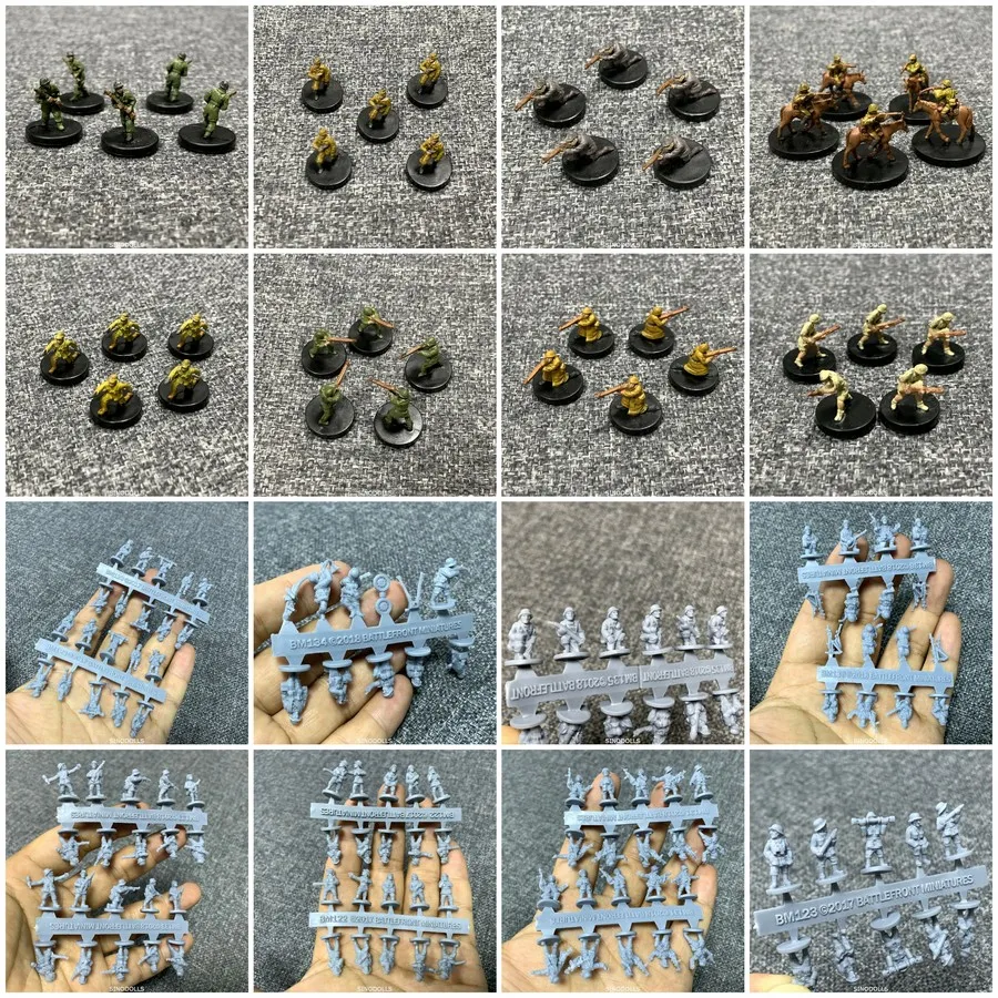 Лот осей и объединители полированные миниатюрные солдаты кар Цезаря солдатики