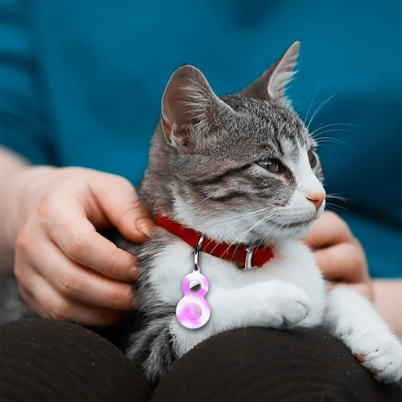 

For Airtags Location Trackers Hanging Buckle Anti-lost Protective Cover