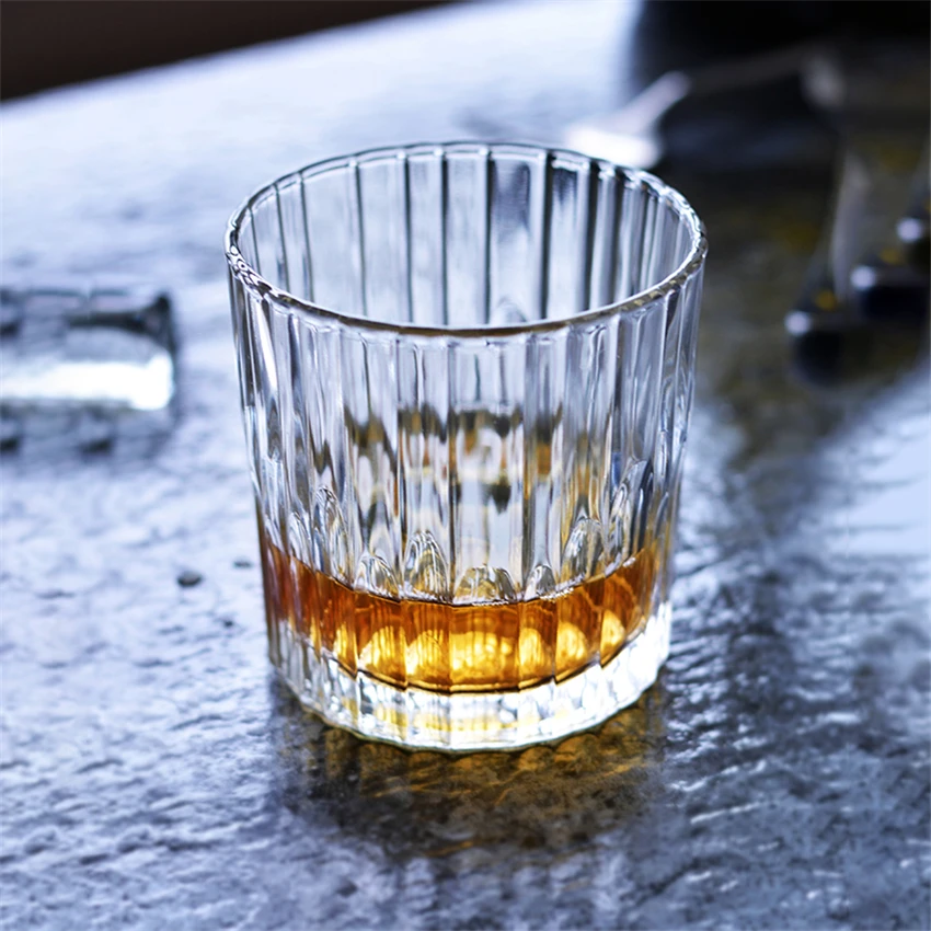 Duralex/рис Восстанавливающий стакан для кофе виски с вертикальными