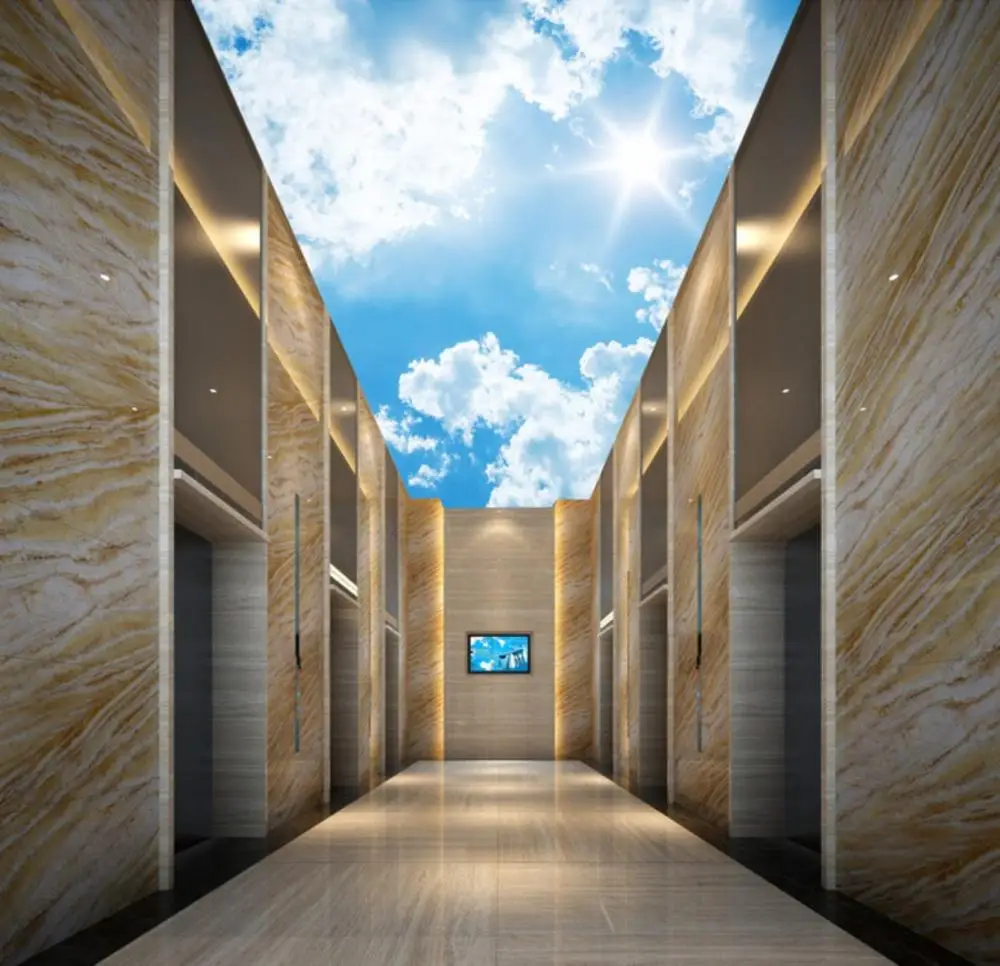 Настенные картины для гостиной потолочные обои 3D Фэнтези ночное небо луна облако