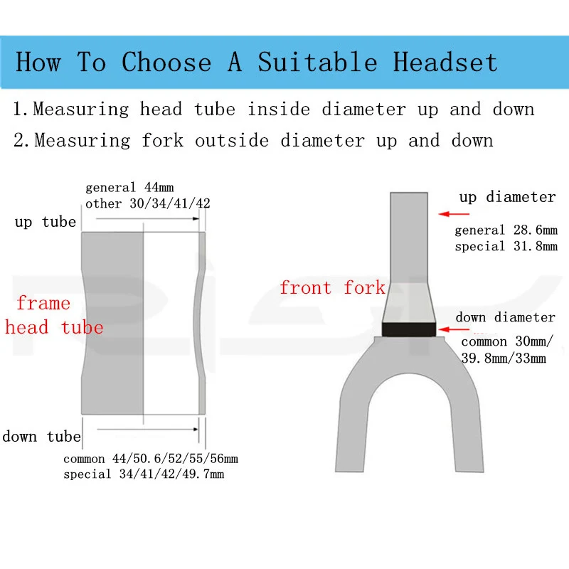 Гарнитура велосипедная со встроенными подшипниками 41 8 52 мм для прямых вилок 28 6