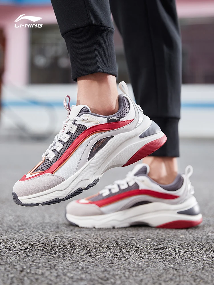 Мужские кроссовки Li Ning AURORA WINDWALKER классические популярного цвета в стиле ретро