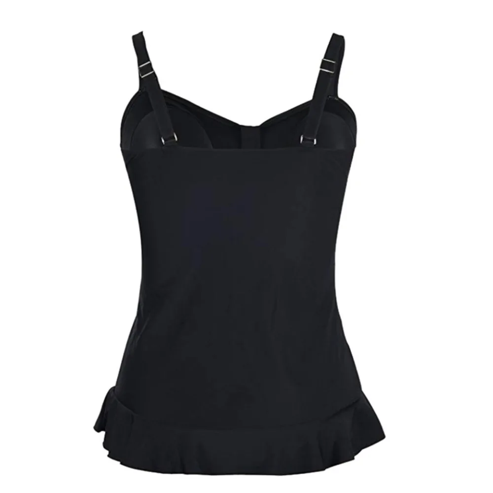 Бикини,, mujer, женский купальный топ, мягкий, гофрированный подол, Shirred, одежда для плавания, танкини, купальный костюм, топы, накидка, Maillot de bain