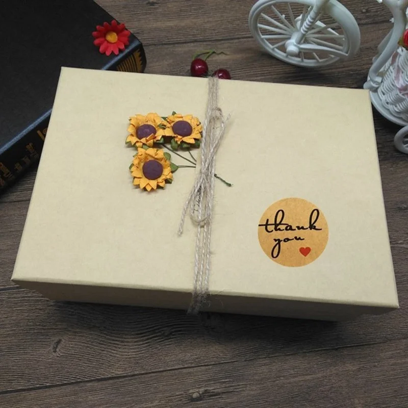 500 шт./лот самодельные наклейки ручной работы с надписью Handmade With Love свадебные
