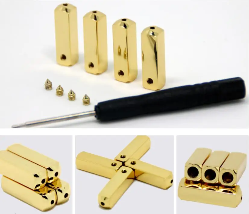 100 PCS Fashionable Shoelace Tip Heads DIY Metal Shoe Lace Clips Ends Aglet Tips DHL