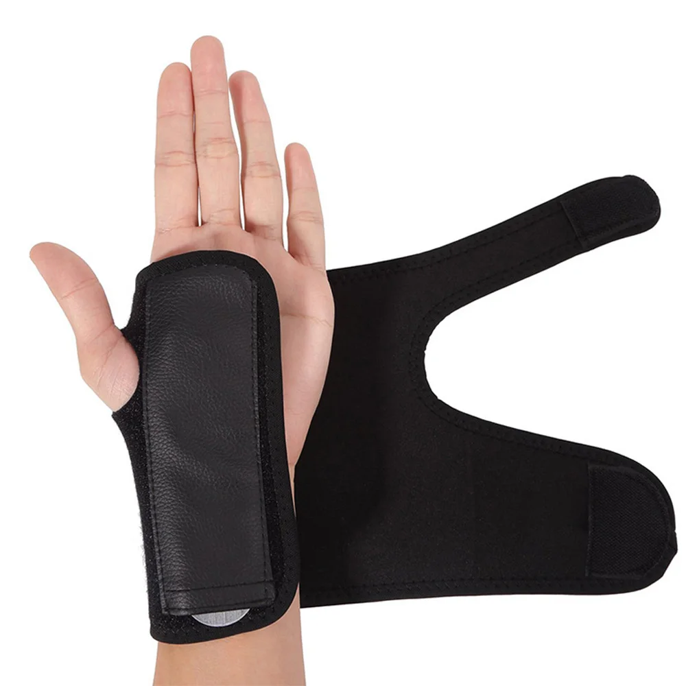

1PC Tunnel Wrist Brace Support Sprain Forearm Splint Band Strap Wristband Wrist Support Weight Lifting Gym Training Wraps