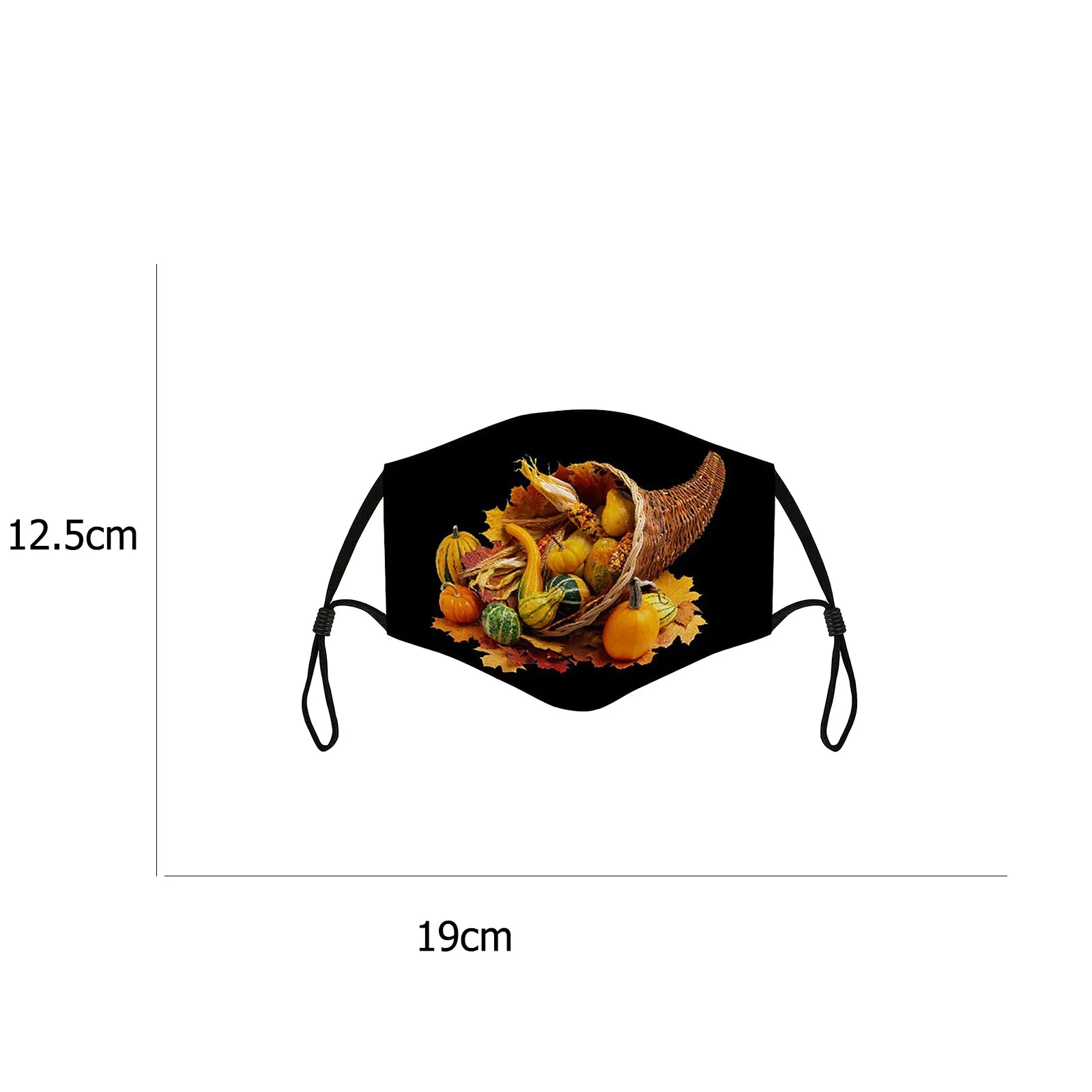 

5PCS Thanksgiving Day Masks Face Masks Reusable washable fabric mask Women Face Cover Mascarillas Face Shield Masque Facial Mask