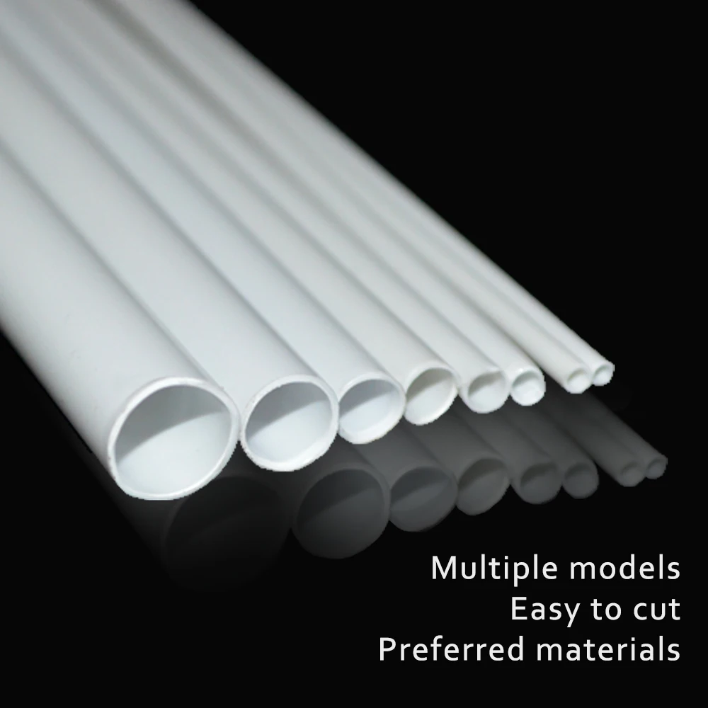 Модель белой трубки диаметром 2 мм 10 круглая трубка игрушка конструкция