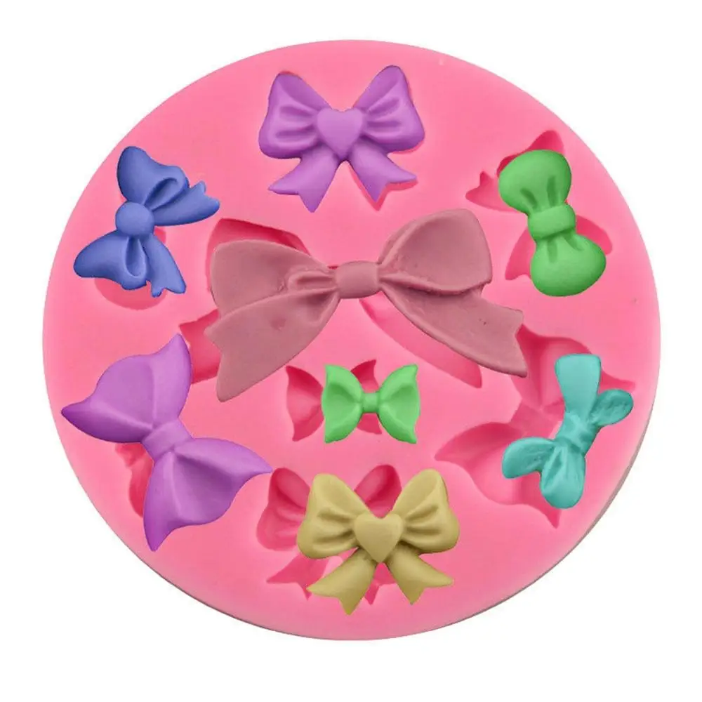

Fondant Silicone Mold Many Mini Bow Chocolate Wedding Cake Decorating Tools Diy Baking High Quality Kitchen Tools