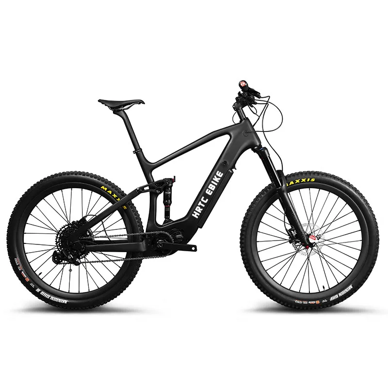 

custom 27.5inch electric carbon bike BAFANG M600 G521 48V500W Mid motor carbon fiber frame trail mountain cross country e-bike