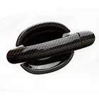 Для Skoda Superb B5 Yeti Rapid Citigo наружная боковая дверная ручка с принтом из углеродного волокна Крышка Дверной чаши отделка фотоободок